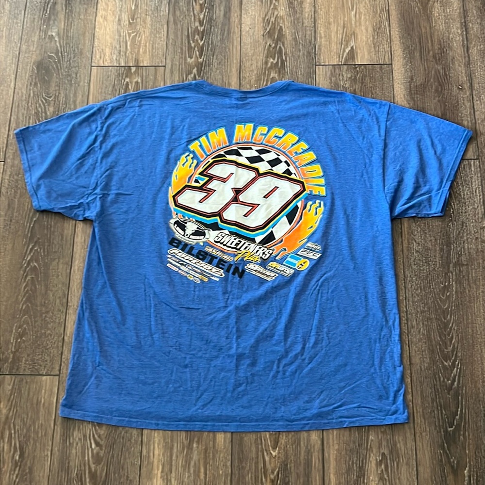 Tim McCreadie #39 Racing Blue Short Sleeve Shirt Men’s Size 3XL